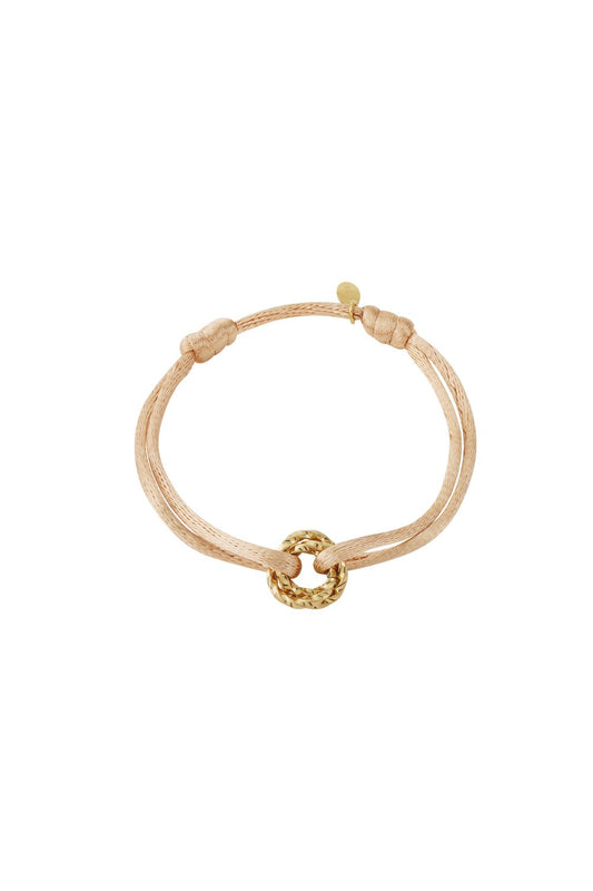 Bracelet Nœud Ensoleillé - acier inoxydable doré