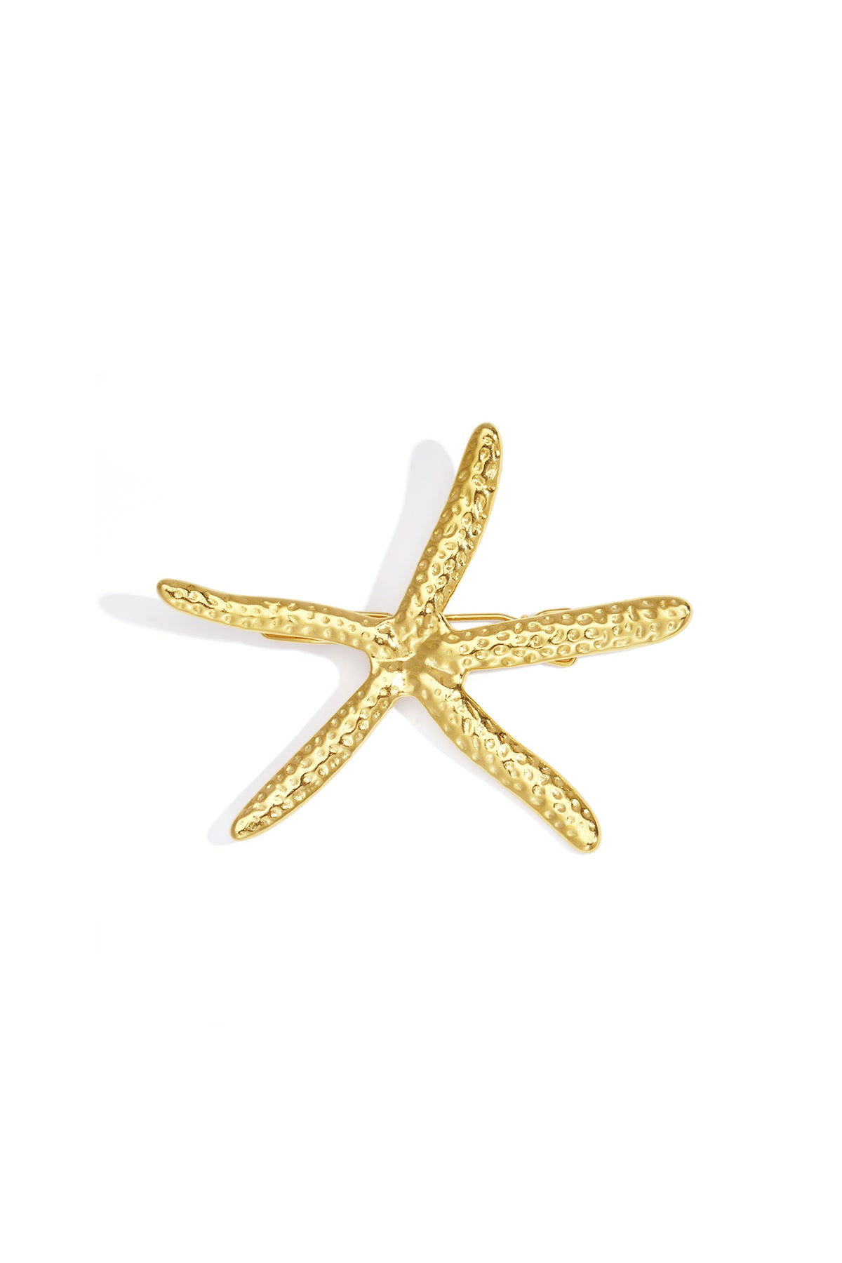 Starfish Hairpin - gold-plated stainless steel